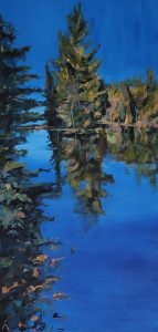 About a Tree 30x16 Acrylic 2025 $500.00
